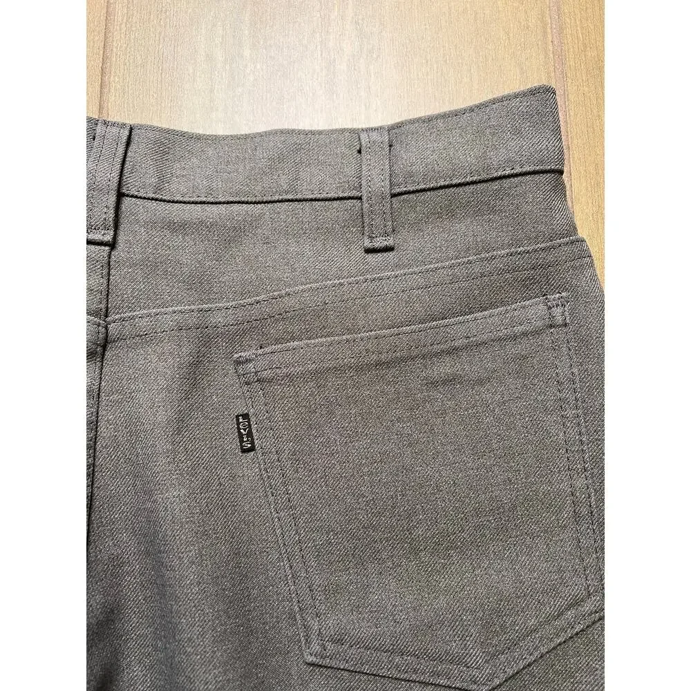 Vintage Levi’s Pants Mens 33x29 Brown Bootcut Talon‎ Zip 70s 80s USA